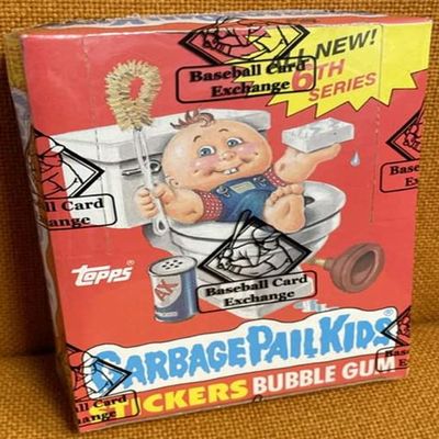 BBCE 1986 Topps Garbage Pail Kids Original 6th Series 6 GPK 48 Wax Packs OS6 Box