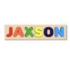 Wooden Name Puzzle Personalized Engraved Text Greetings on Back Puzzle Real Custom Print Cute Cartoon Theme view 3