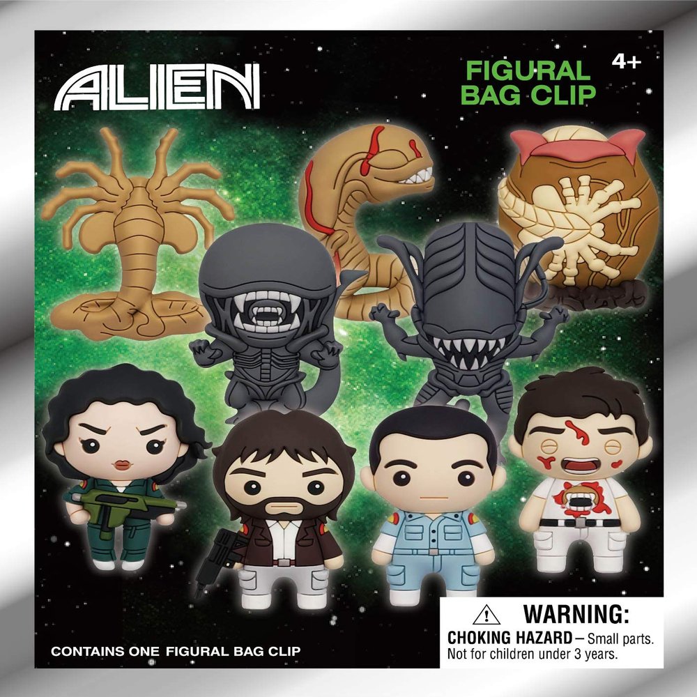 Aliens (1979) 3D Foam Bag Clip