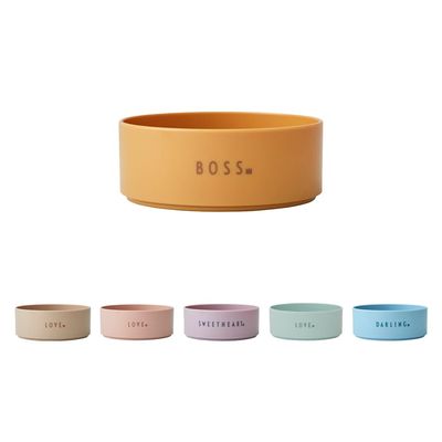 Design Letters Mini Favourite Tritan Kids Bowl | Unbreakable Toddler Bowl with Letters | Dinnerware Bowls for Kid | Suction Bowl for Babies BPA/BPS Free | Breakfast Bowls Drop Safe| Cereal & Soup Bowl