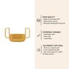 Design Letters Handle for baby and kids Personal Drinking Glass in tritan | BPA-free, BPS-free and EA-free, Makes it easy for the child to drink of the glass, dishwasher safe, light, 20 g view 3
