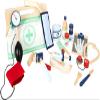 small foot Doctor's Case with Many Wooden Accessories such as Blood Pressure Monitor and Syringe from 3 Years 11916 view 1