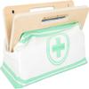 small foot Doctor's Case with Many Wooden Accessories such as Blood Pressure Monitor and Syringe from 3 Years 11916 view 4