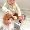 Bigjigs Toys FSC Certified Wooden Hammer Bench - Sustainable 7 Piece Wooden Hammer Toy, Quality Toys for 1 Year Old, Eco-Friendly Pounding Toy view 2