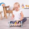 Bigjigs Toys FSC Certified Wooden Hammer Bench - Sustainable 7 Piece Wooden Hammer Toy, Quality Toys for 1 Year Old, Eco-Friendly Pounding Toy view 3