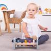 Bigjigs Toys FSC Certified Wooden Hammer Bench - Sustainable 7 Piece Wooden Hammer Toy, Quality Toys for 1 Year Old, Eco-Friendly Pounding Toy view 4