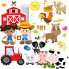 Story Time Felts 35 Pc Farm Animals Fun Felt Flannel Board Set Stories view 1