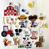 Story Time Felts 35 Pc Farm Animals Fun Felt Flannel Board Set Stories view 2