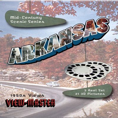 Arkansas - 1950s 3D Mid Century Scenic Series - Classic ViewMaster - 3 Reel Set