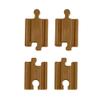 Replacement Parts for Thomas and Friends Wooden Train Sets - FHM74 ~ Works with Many Sets ~ 4 Piece Track Adapter Pack view 1