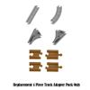 Replacement Parts for Thomas and Friends Wooden Train Sets - FHM74 ~ Works with Many Sets ~ 4 Piece Track Adapter Pack view 4