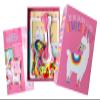 BOX CANDIY Totally Deco Llama Love String and Pom Pom Art Kit to Make and Share view 1