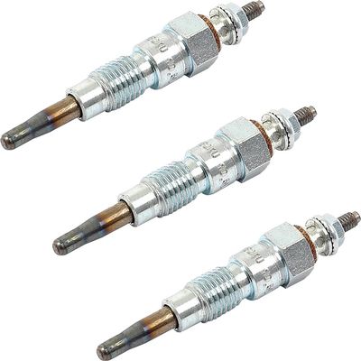 RAParts Set of 3 Fits Kubota Glow Plugs B5001 B5100 B6100 B7100 RC-15FD RC-20 RC-8FD KH-8
