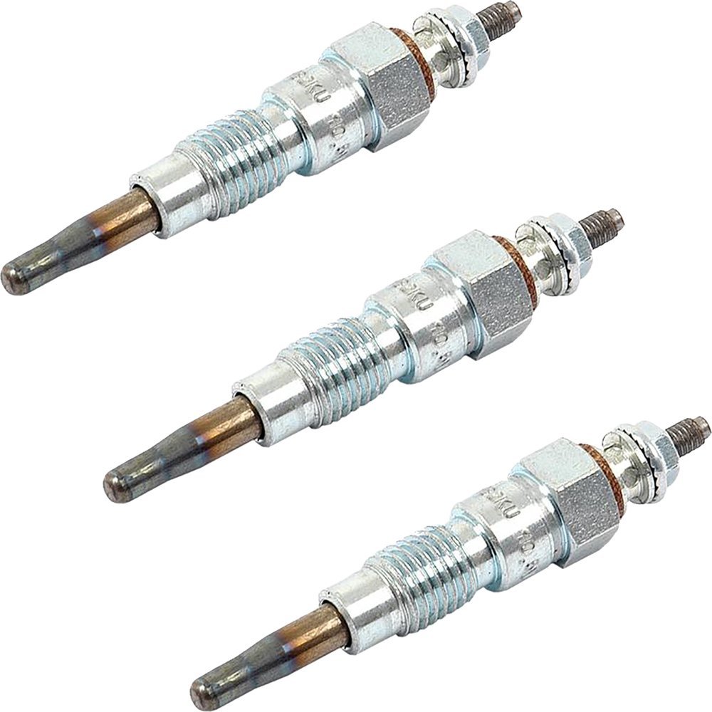 RAParts Set of 3 Fits Kubota Glow Plugs B5001 B5100 B6100 B7100 RC-15FD RC-20 RC-8FD KH-8