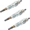 RAParts Set of 3 Fits Kubota Glow Plugs B5001 B5100 B6100 B7100 RC-15FD RC-20 RC-8FD KH-8 view 1