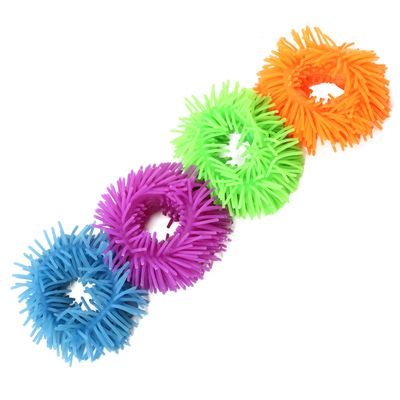Fun and Function - Sensory Fringe-y Bracelet - 4 Pack - Fidget Bracelets for Kids - Wearable Fidget for Children with Special Needs - Tactile Toys to Encourage Focus & Attention - for Ages 4+