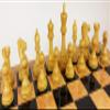 Acacia and Boxwood 4 5/8 Inch King Double Queens Anderssen Staunton Chess Men Set - NO Board or Storage view 4