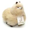 AlpacaNext Alpaca Stuffed Animal  9 inch. Cute, Soft and Cuddly Alpaca Plush Toy Handcrafted on Real Alpaka Natural Fur (9 inches, Beige) view 1