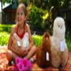AlpacaNext Alpaca Stuffed Animal  9 inch. Cute, Soft and Cuddly Alpaca Plush Toy Handcrafted on Real Alpaka Natural Fur (9 inches, Beige) view 2