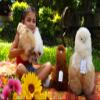 AlpacaNext Alpaca Stuffed Animal  9 inch. Cute, Soft and Cuddly Alpaca Plush Toy Handcrafted on Real Alpaka Natural Fur (9 inches, Beige) view 4