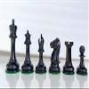 1852 Antique Chess Pieces-Circa 1852 Harrwitz Staunton Series Chessmen in Ebony/Antiqued Boxwood-3.5"|King Side Stamping with 2 Extra Queens view 4