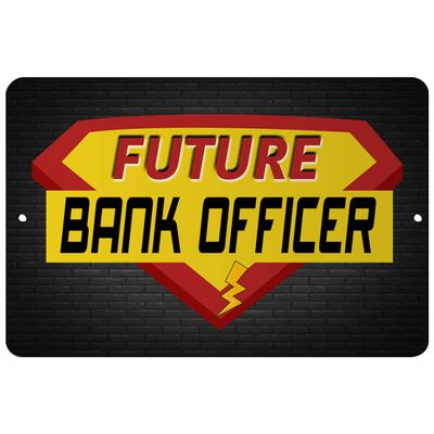 Makoroni - Future Bank Officer Career - 8"x12" Aluminum Novelty Fun Street Sign, DesP77