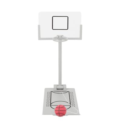 Agatige Mini Basketball Hoop Desk Toy, Basketball Board Game Office Desktop Decoration Ornament for Basketball Lovers