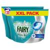 Fairy Non Bio PODS Washing Liquid Washing Capsules 120 Washes (61x2), Platinum, with Extra Stain Removal for Sensitive Skin view 1