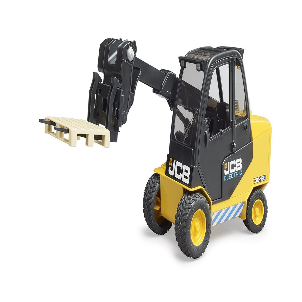 Bruder - JCB Teletruk with Pallet (02512) - for Ages and Up - Compatible with bworld Figures