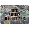 Makoroni - Duck Nature's Lil Food Stamps Hunt Hunter Hunting - 8"x12" Aluminum Novelty Fun Street Sign, DesZ33 view 1