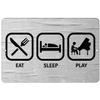 Makoroni - EAT Sleep Play (Piano) - 8"x12" Aluminum Novelty Fun Street Sign, DesJ85 view 1