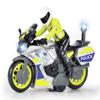 Dickie Toys 203712018 Yamaha Motorbike Toy with Police Figure for Children from 3 Years with Blue Light and Siren, Freewheel, 17 cm Long, Multicoloured, One Size view 3
