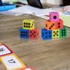 Relaxdays Foam Dice Set of 36 HxWxD: 4 x 4 x 4 cm Nursery Coloured Dice Set Soft view 2