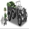 COBI Historical Collection 1937 Horch 901 (Kfz.15) German Off-Road Car, Black view 1
