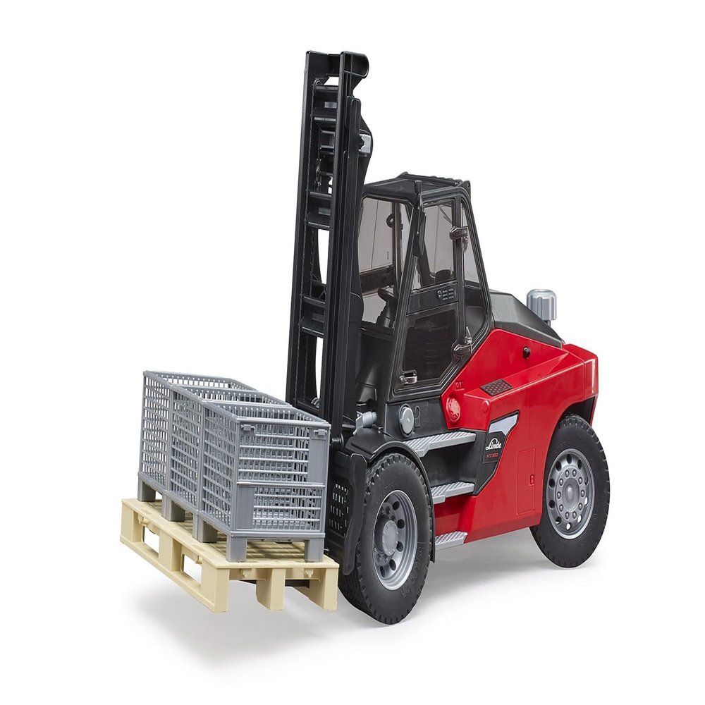 Linde HTI60 Fork Lift w Pallet and 3 Cargo Cages