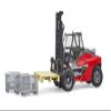 Linde HTI60 Fork Lift w Pallet and 3 Cargo Cages view 4