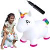 GERARDO'S Ride-On Unicorn | Kids Bouncy Animal Hopper | Toys for Toddler Girls & Boys | Inflatable Unicorn Includes Birth Certificate & Hand Pump view 1