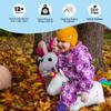 GERARDO'S Ride-On Unicorn | Kids Bouncy Animal Hopper | Toys for Toddler Girls & Boys | Inflatable Unicorn Includes Birth Certificate & Hand Pump view 2
