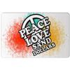 Makoroni - Peace Love Sand Dollars - 12"x18" Aluminum Novelty Fun Street Sign, DesE3 view 1