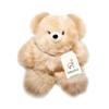 AlpacaNext Soft and Cuddly Baby Alpaca Teddy Bear - 9 inch. Premium Alpaca Stuffed Animal Handmade on Genuine Alpaka Fur. Cute Bear (9 inches, Beige) view 1