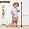 AlpacaNext Soft and Cuddly Baby Alpaca Teddy Bear - 9 inch. Premium Alpaca Stuffed Animal Handmade on Genuine Alpaka Fur. Cute Bear (9 inches, Beige) view 2