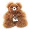 AlpacaNext Soft and Cuddly Baby Alpaca Teddy Bear - 9 inch. Premium Alpaca Stuffed Animal Handmade on Genuine Alpaka Fur. Cute Bear (9 inches, Brown) view 1