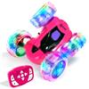 Contixo SC3 RC Stunt Car, Pink 2.4GHz 4WD Double-Sided 360 Rotating flip Racer Remote Control Toy Cars with LED Lights for Kids Girls Boys Age 4-12 Birthday Gift view 1