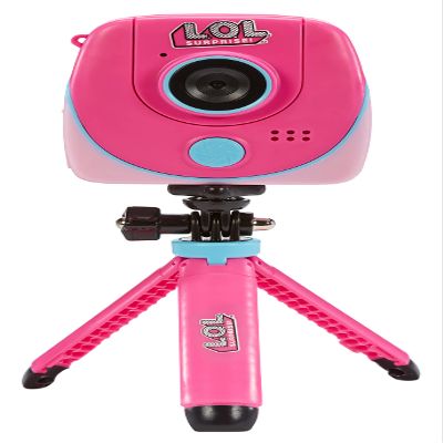LOL Surprise HD Studio Camera, High-Definition Camera for Photos and Videos, Green Screen for Special Effects and Backgrounds, Flip-Out Selfie Camera, Selfie Stick, Auto Timer, Tripod, Gift Ages 6+