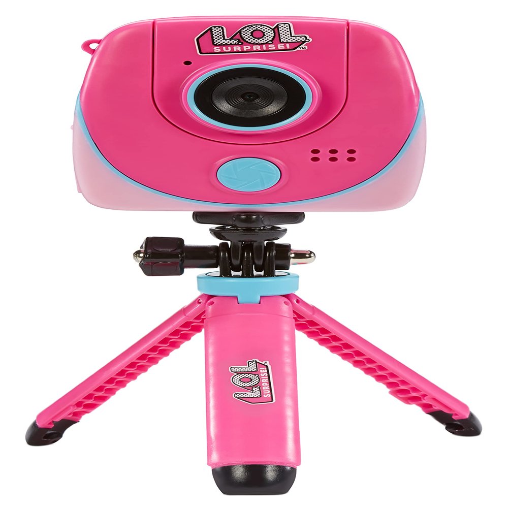 LOL Surprise HD Studio Camera, High-Definition Camera for Photos and Videos, Green Screen for Special Effects and Backgrounds, Flip-Out Selfie Camera, Selfie Stick, Auto Timer, Tripod, Gift Ages 6+