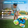 Contixo SC3 RC Stunt Car, Blue 2.4GHz 4WD Double-Sided 360 Rotating flip Racer Remote Control Toy Cars with LED Lights for Kids Girls Boys Age 4-12 Birthday Gift view 2