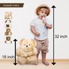 AlpacaNext Soft and Cuddly Baby Alpaca Teddy Bear - 18 inch. Premium Alpaca Stuffed Animal Handmade on Genuine Alpaka Fur. Cute Bear (18 inches, Beige) view 2