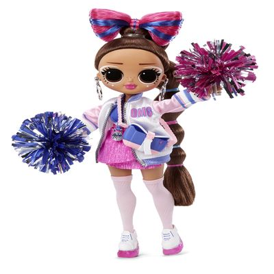 L.O.L. Surprise! OMG Sports Cheer Diva Competitive Cheerleading Fashion Doll with 20 Surprises Including Sparkly Accessories & Reusable Playset, Posable - Gift for Kids, Toys for Girls Boys 4 5 6 7+