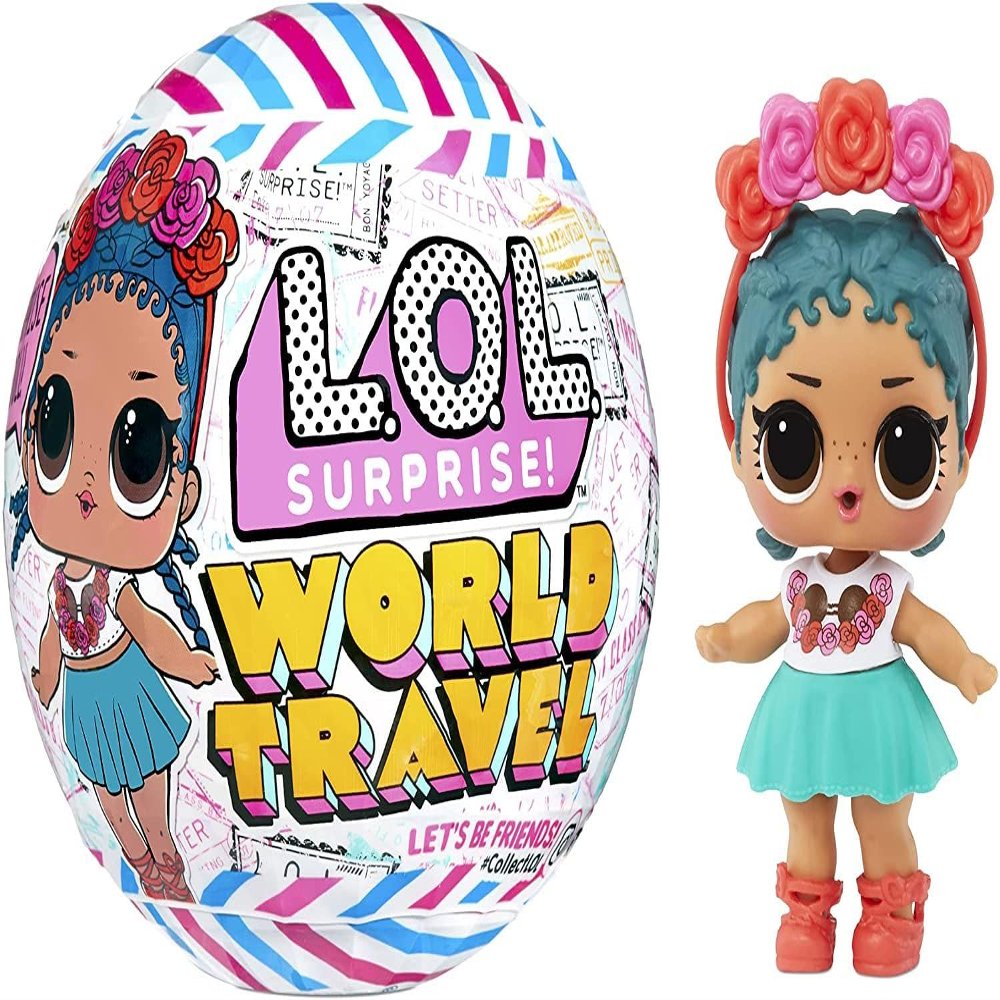 L.O.L. Surprise! World Travel Dolls with 8 Surprises Including Doll, Fashions, and Travel Themed Accessories - Great Gift for Girls Age 4+