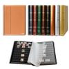 Prophila Metallic Edition Stamp Album (New) 60 Black Sides, Padded Bronze Cover view 1